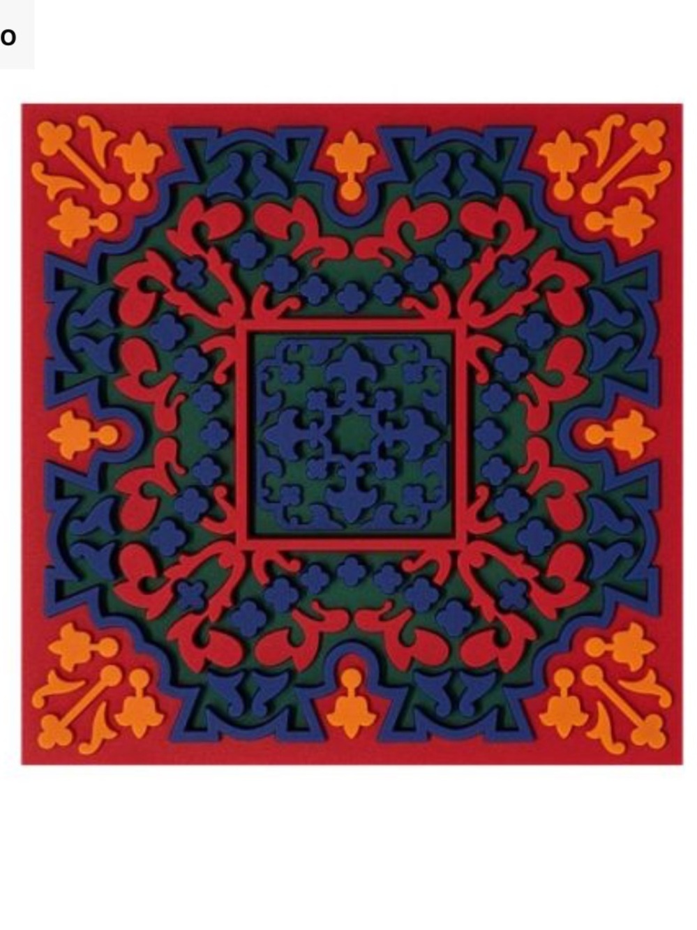 Images d’orient 2 silicon vagabond crochet design coasters